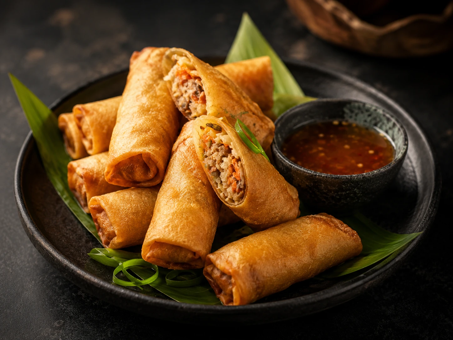 Crispy lumpia from JNJ Kitchenette